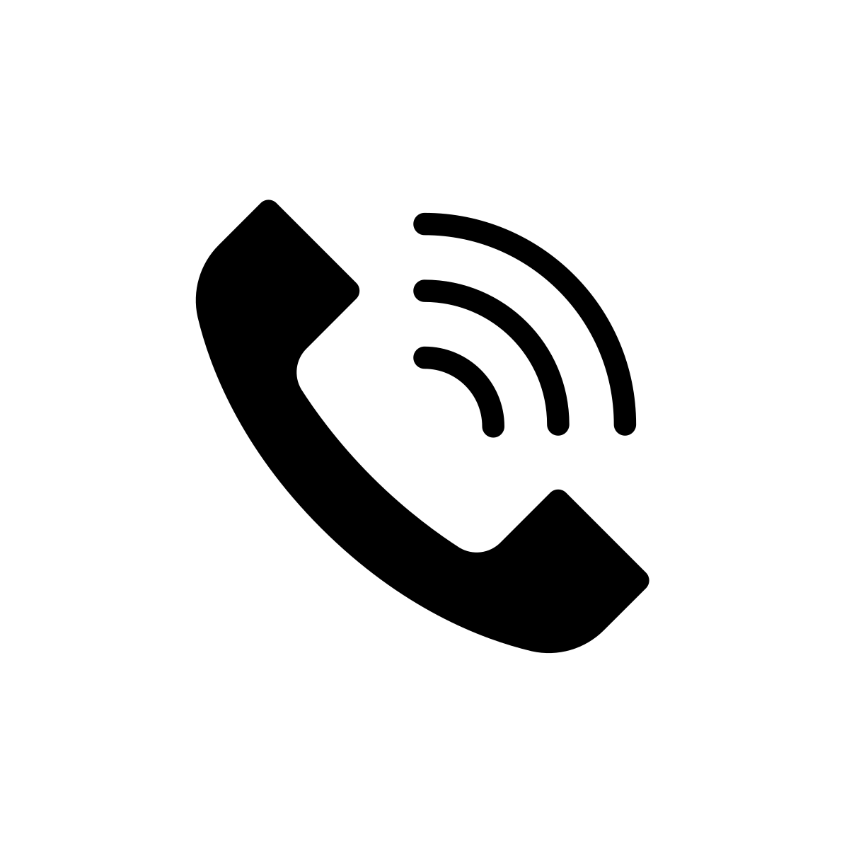 icon of telephone