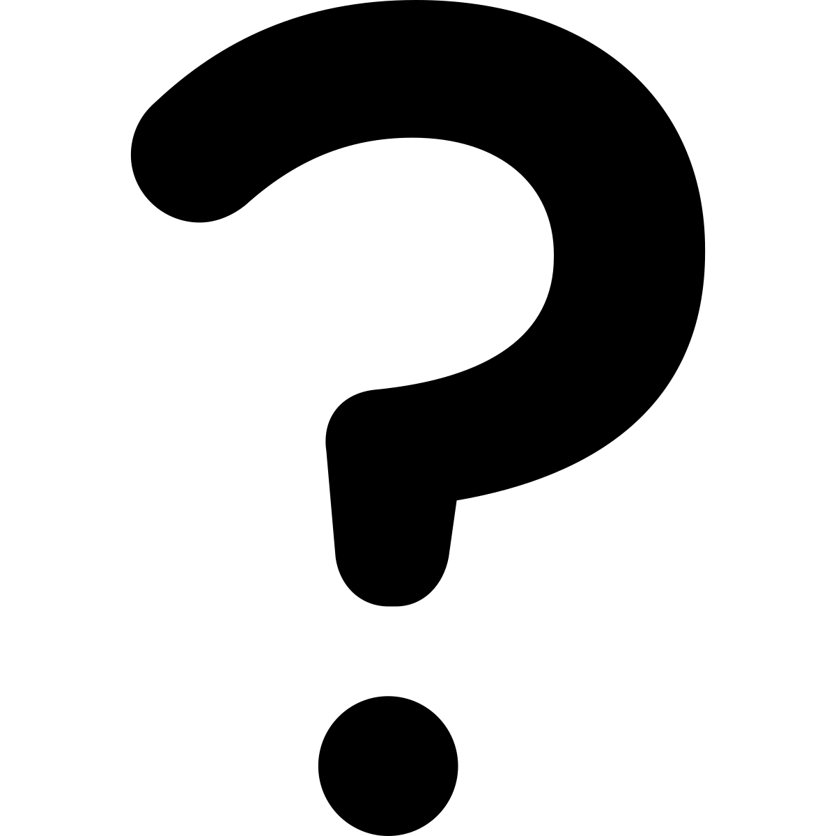 icon of a question mark